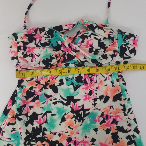 Hobie Floral Tankini Swim wear for Women sz small - Picture 10 of 12